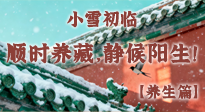 【節(jié)氣養(yǎng)生】小雪初臨：順時養(yǎng)藏，靜候陽生！